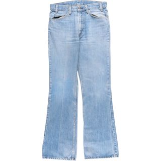 リーバイス(Levi's)の古着 70年代 リーバイス Levi's 40646-0913 オレンジ ベルボトムジーンズ デニムパンツ メンズw32 ヴィンテージ /eaa351285(デニム/ジーンズ)