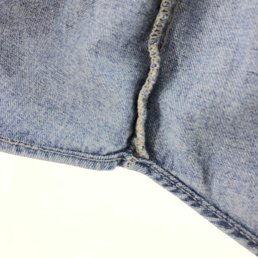 LEVI'S リーバイス デニムシャツ L インディゴブルー 長袖 無地