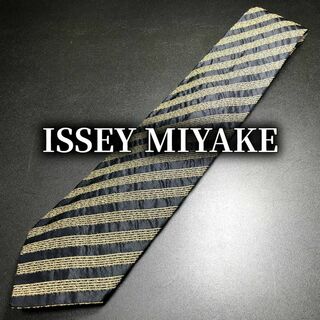 イッセイミヤケ(ISSEY MIYAKE)のイッセイミヤケ レジメンタル ネイビー ネクタイ B103-T01(ネクタイ)