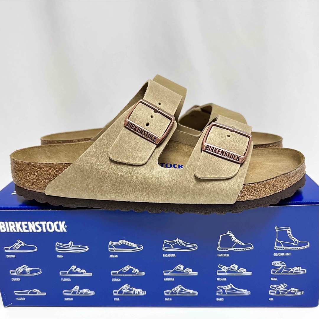 BIRKENSTOCK(ビルケンシュトック)の40 ビルケンシュトック アリゾナ レザー サンダル BIRKENSTOCK メンズの靴/シューズ(サンダル)の商品写真