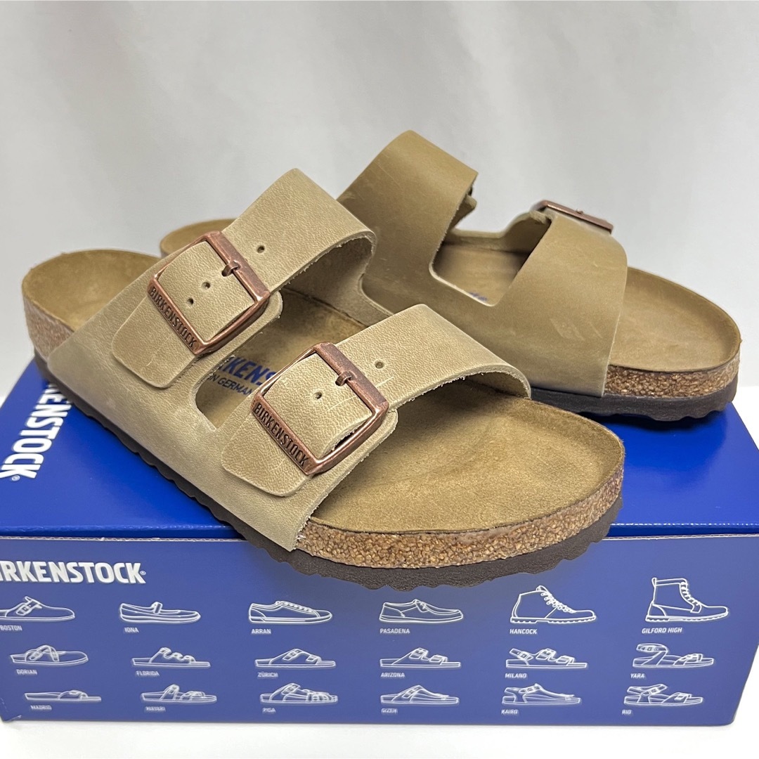 BIRKENSTOCK(ビルケンシュトック)の40 ビルケンシュトック アリゾナ レザー サンダル BIRKENSTOCK メンズの靴/シューズ(サンダル)の商品写真