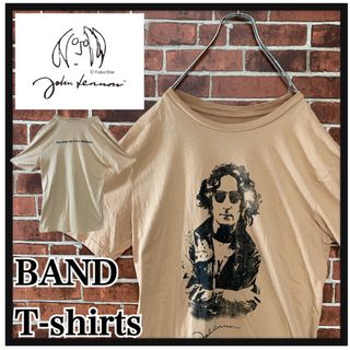 ミュージックティー(MUSIC TEE)の【激レア】JOHN LENNON ジョンレノン　オフィシャル　バンドTシャツ古着(Tシャツ/カットソー(半袖/袖なし))