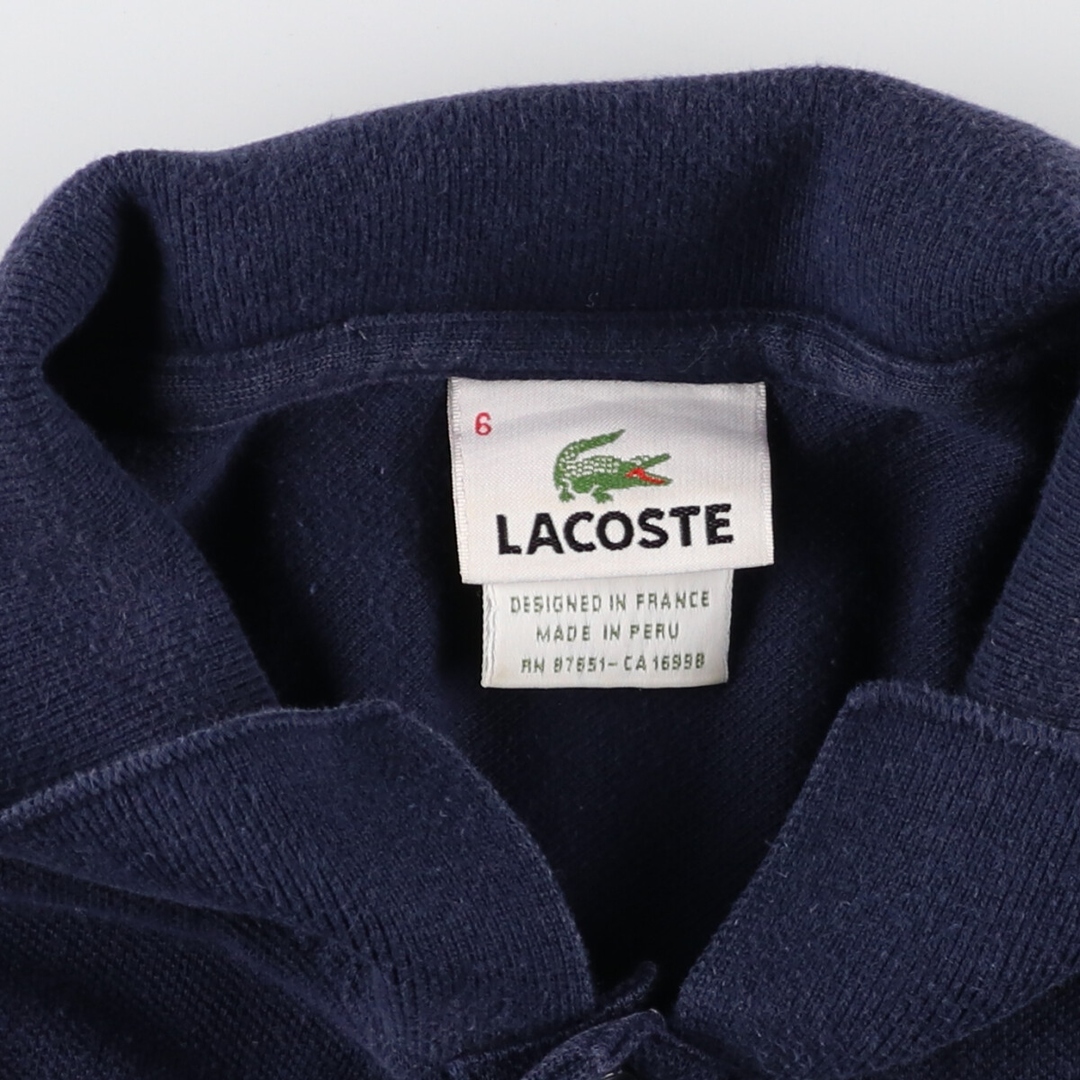 LACOSTE(ラコステ)の古着 ラコステ LACOSTE 半袖 ポロシャツ 6 メンズL /eaa351456 メンズのトップス(ポロシャツ)の商品写真