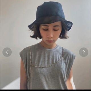 アメリヴィンテージ(Ameri VINTAGE)の❤️AMERI❤️REVERSIBLE SHEER BUCKET HAT(ハット)