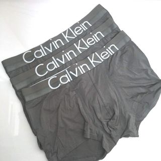 カルバンクライン(Calvin Klein)のカルバンクライン メンズ　ボクサーパンツ　ダークグレー　M(ボクサーパンツ)