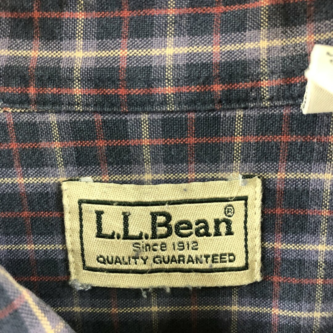 エルエルビーン L.L.Bean 長袖 ボタンダウンチェックシャツ メンズL /eaa352696