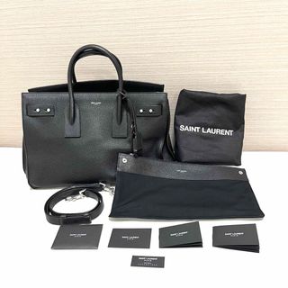 サンローラン(Saint Laurent)のサンローランパリ トートバッグ サック ド ジュール スープル ミディアム黒(トートバッグ)