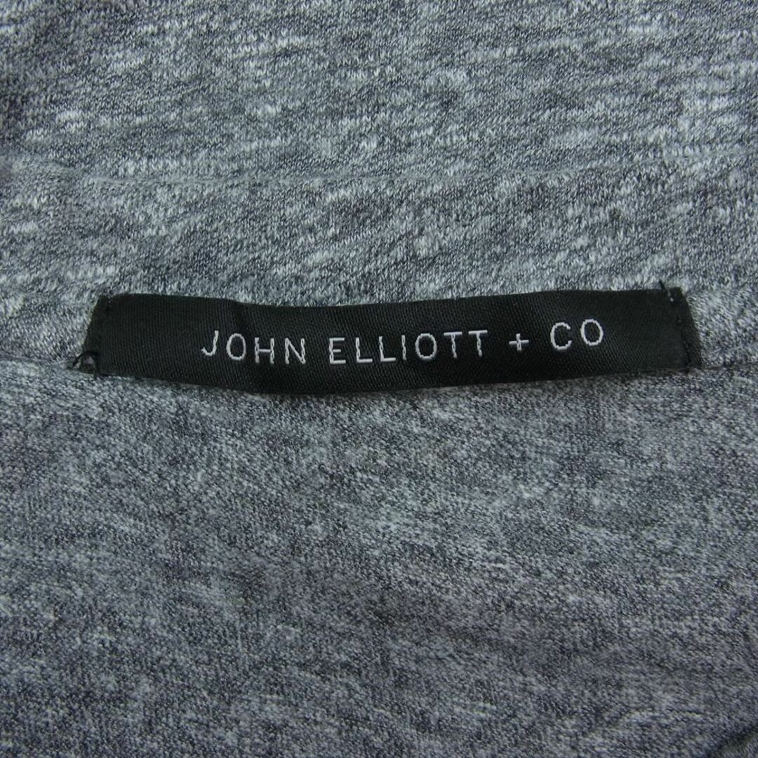 JOHN ELLIOTT ジョンエリオット カットソー メランジ 霜降り ロング カットソー Tシャツ グレー系 0 3