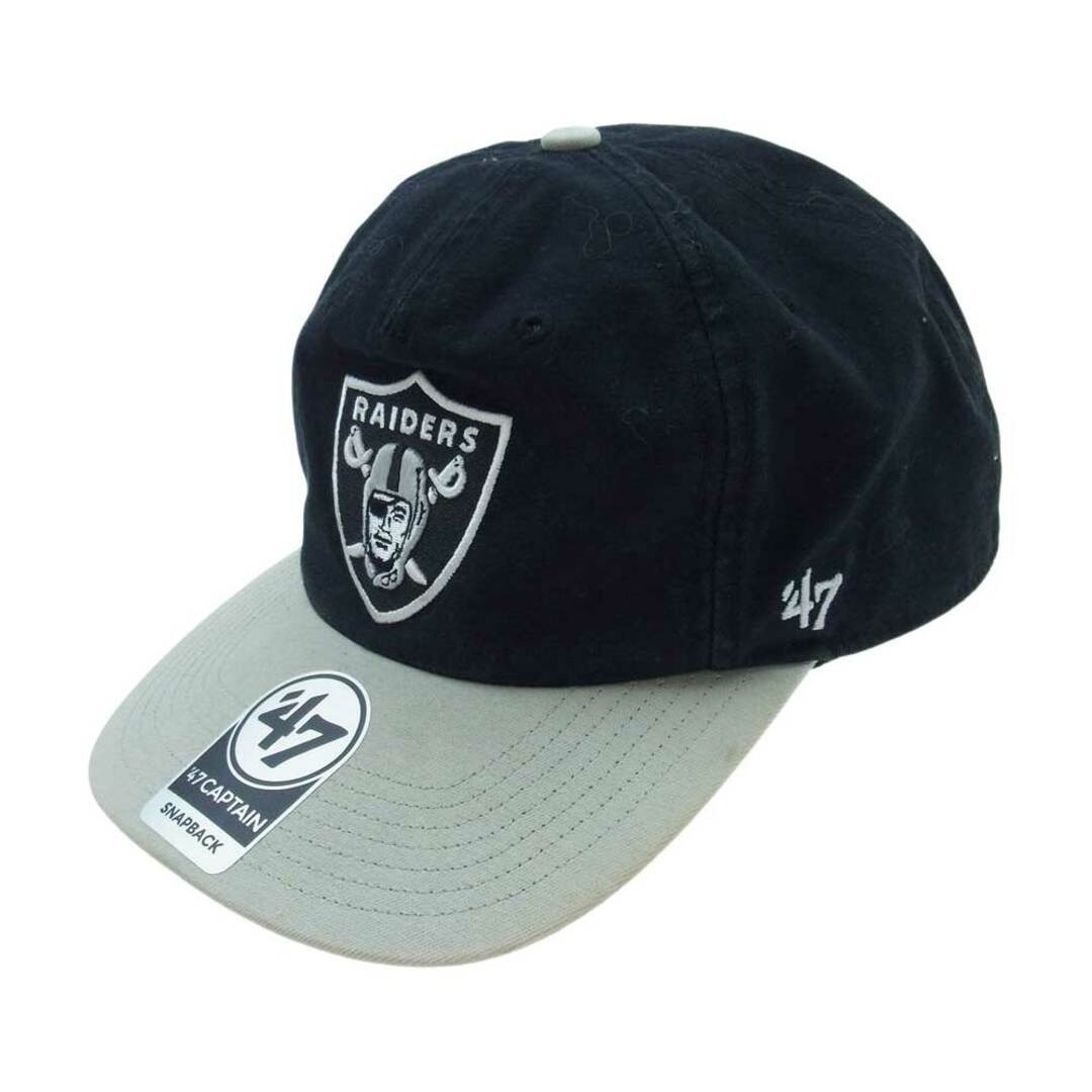 Supreme シュプリーム 帽子 19SS NFL Raiders レイダース 47 5-PANEL チームロゴ 5パネル キャップ 帽子 ブラック系