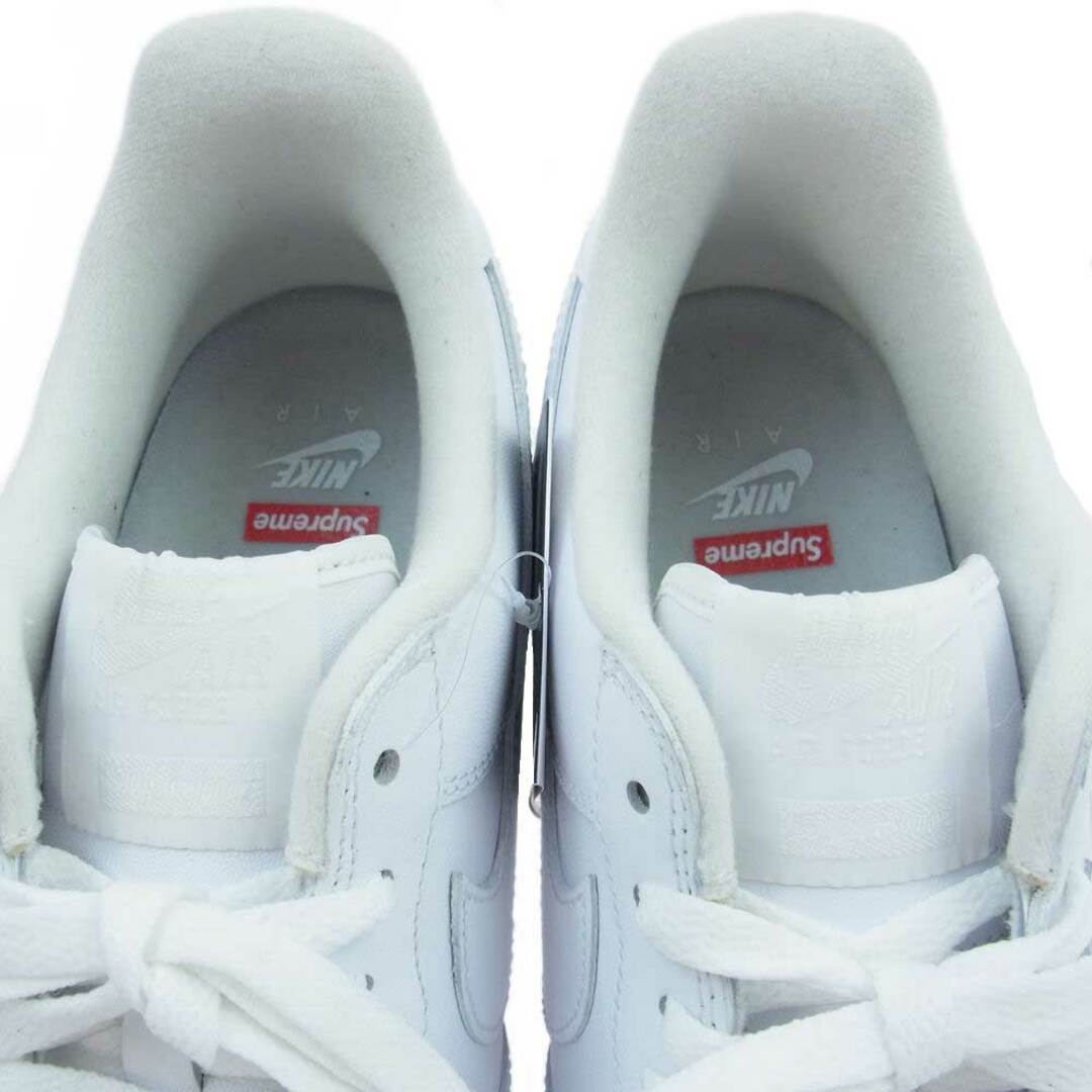 Supreme シュプリーム スニーカー CU9225-100 × Nike Air Force 1 Low ナイキ エアフォース1 ロー スニーカー ホワイト系 28.5cm【極上美品】 4