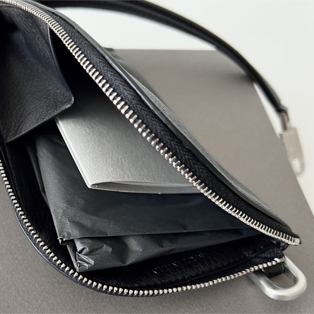 Rick Owens(リックオウエンス)の新品　21FW RICK OWENS NECK WALLET  レザー　財布 メンズのファッション小物(長財布)の商品写真