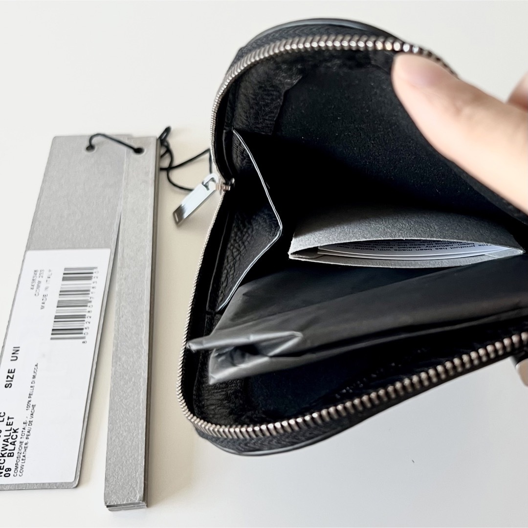 Rick Owens(リックオウエンス)の新品　21FW RICK OWENS NECK WALLET  レザー　財布 メンズのファッション小物(長財布)の商品写真