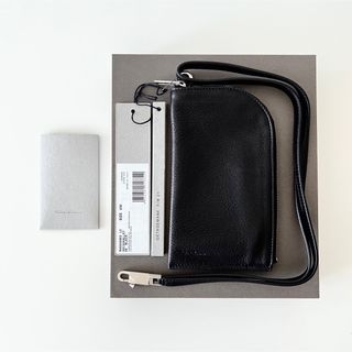 リックオウエンス(Rick Owens)の新品　21FW RICK OWENS NECK WALLET  レザー　財布(長財布)