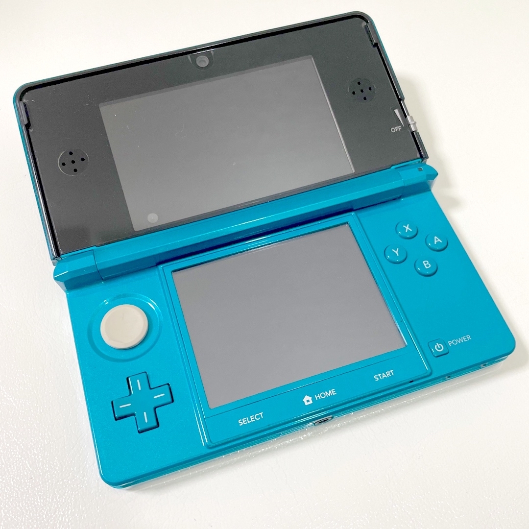ニンテンドー3DS - ニンテンドー3DS アクアブルー 本 Nintendo 青 水色