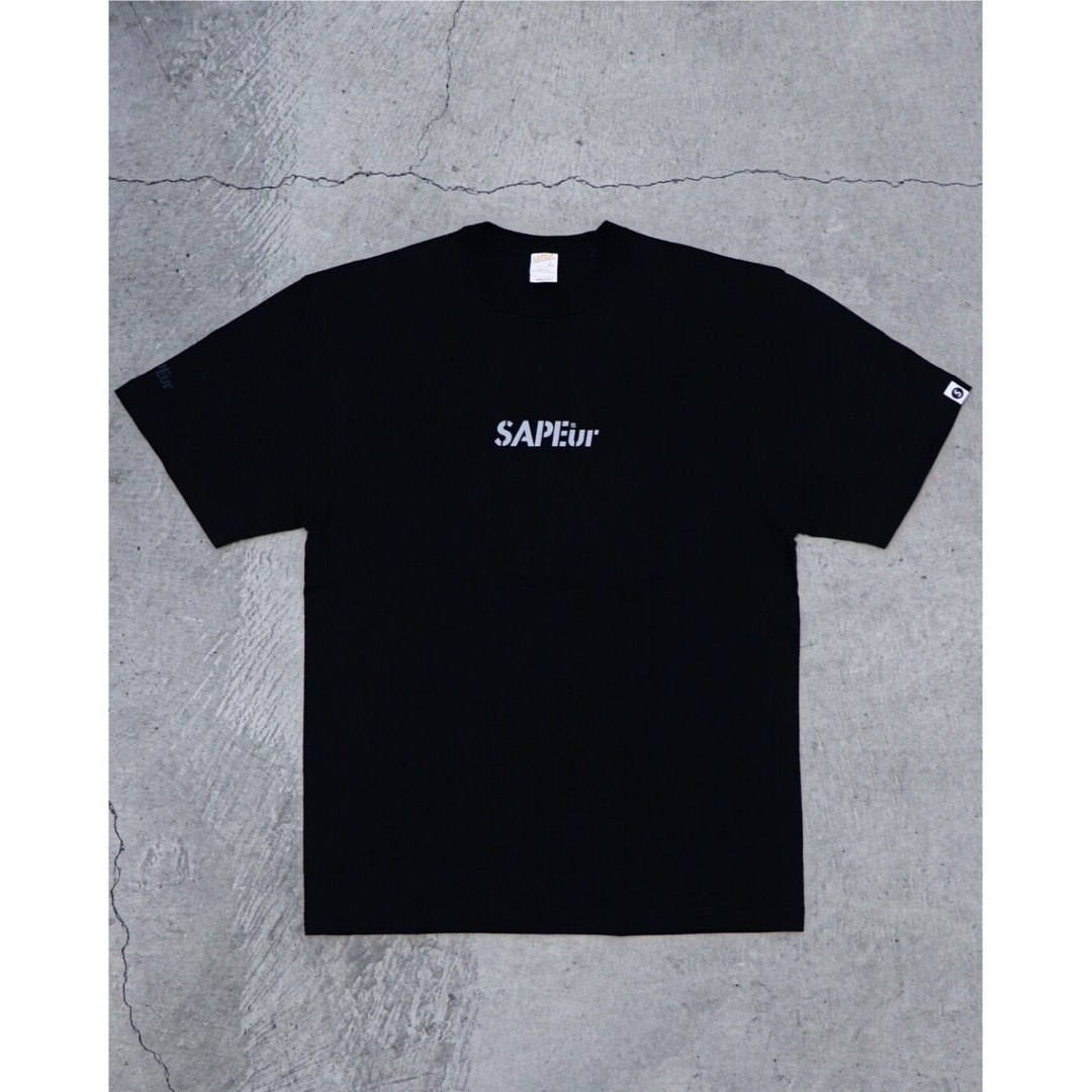 新品　SAPEur サプール ロッドマン Tシャツ ブラック　XL メンズのトップス(Tシャツ/カットソー(半袖/袖なし))の商品写真