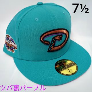 ニューエラー(NEW ERA)の新品　海外限定　AQUA　アクアカラー　NEWERA　CAP  7 1/2(キャップ)