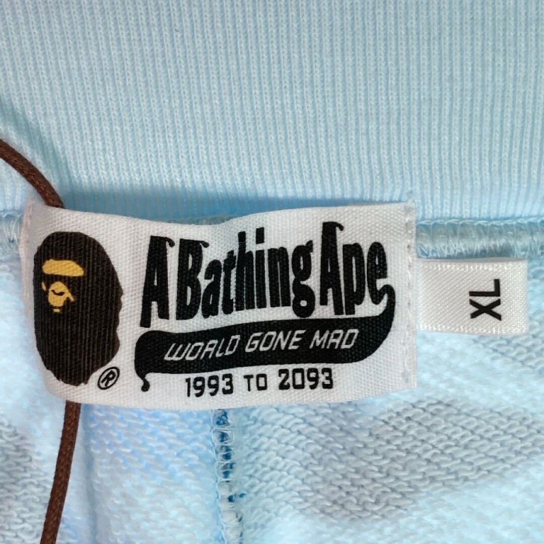 A BATHING APE(アベイシングエイプ)の★アベイシングエイプ スウェットショートパンツ カモ柄  ブルー XL メンズのパンツ(ワークパンツ/カーゴパンツ)の商品写真