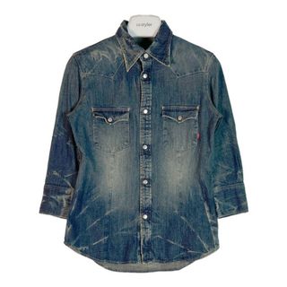 ヒステリックグラマー(HYSTERIC GLAMOUR)の★ヒステリックグラマー  Washed Denim ウエスタンシャツ インディゴ(シャツ)