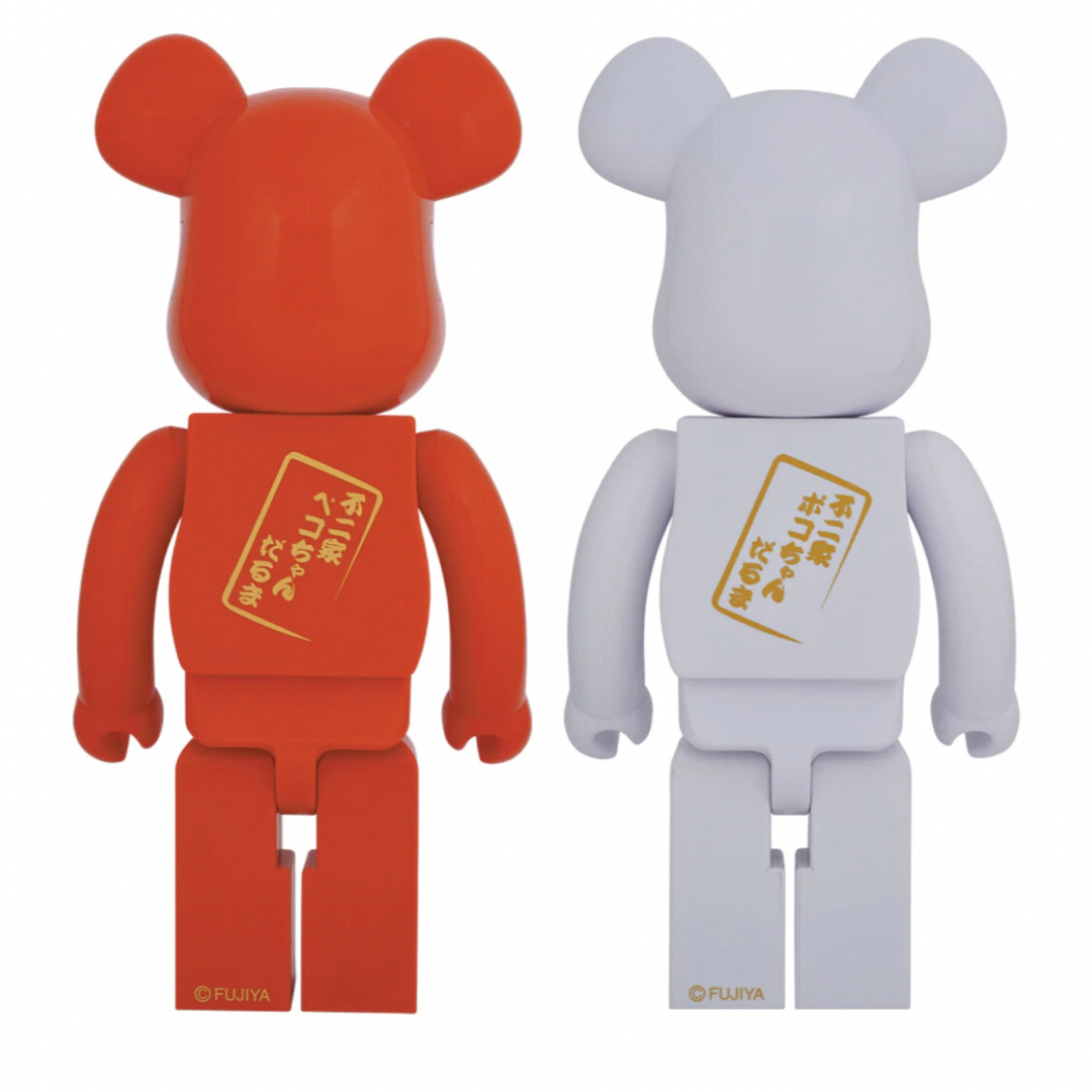 BE@RBRICK 達磨 ペコちゃん／ポコちゃん 1000% 2体セット不二家