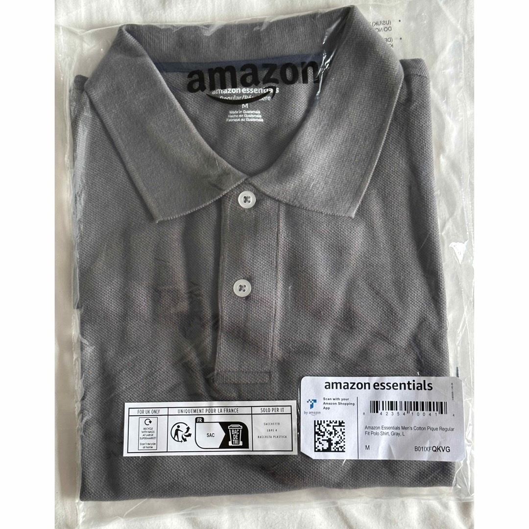 Amazon(アマゾン)のAmazon ポロシャツ コットンピケ レギュラーフィ メンズのトップス(ポロシャツ)の商品写真