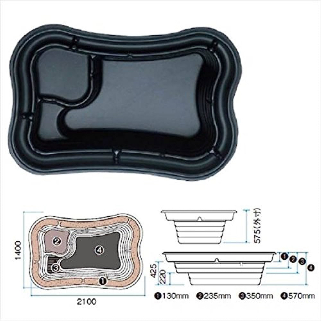 成型池　タカショー　TLR-18 インテリア/住まい/日用品のインテリア/住まい/日用品 その他(その他)の商品写真