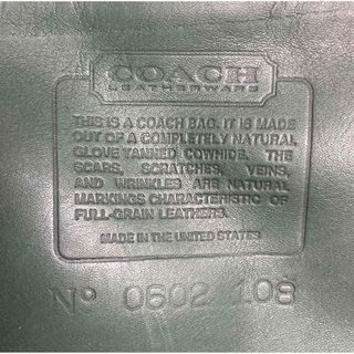 COACH - 【美品・希少】COACH オールドコーチ ショルダーバッグ USA製