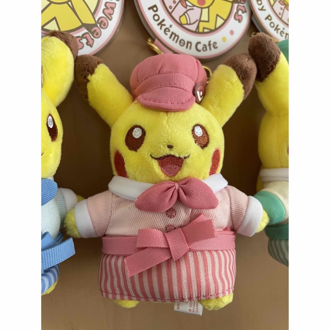 新品未使用品❤️ポケモンカフェ　ピカチュウ　マスコット　池袋限定含む3体セット 2