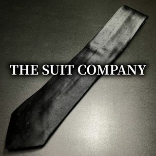 スーツカンパニー(THE SUIT COMPANY)のスーツカンパニー ドット ブラック ネクタイ B103-V07(ネクタイ)