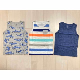 カーターズ(carter's)の男の子　タンクトップ　3枚セット　サイズ100(Tシャツ/カットソー)