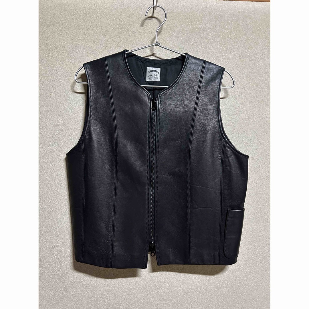 sunsea leather vest