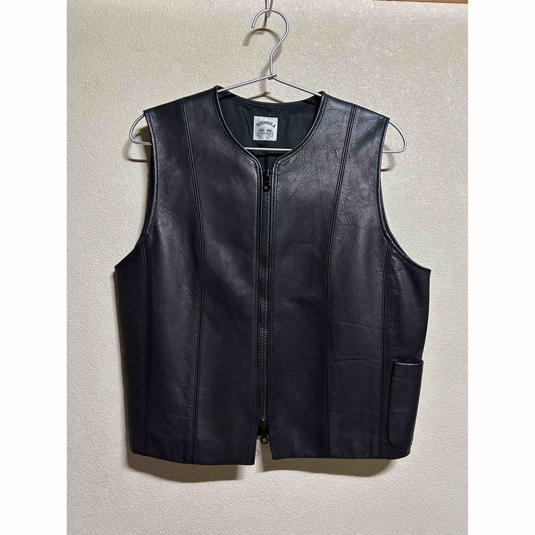 SUNSEA 20SS LEATHER VEST レザーベスト