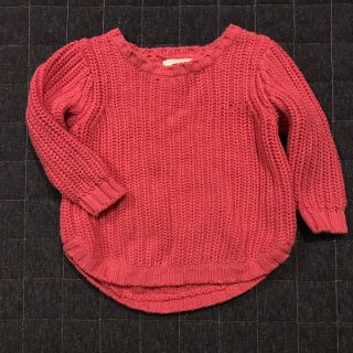 オールドネイビー(Old Navy)のOLD NAVY ピンク ニット セーター 12-18M(ニット)