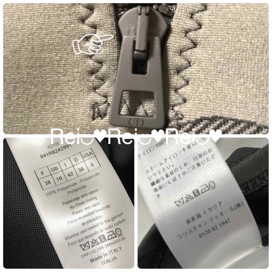 【極美品】Dior  2020AW 迷彩 ロゴ ワンピース