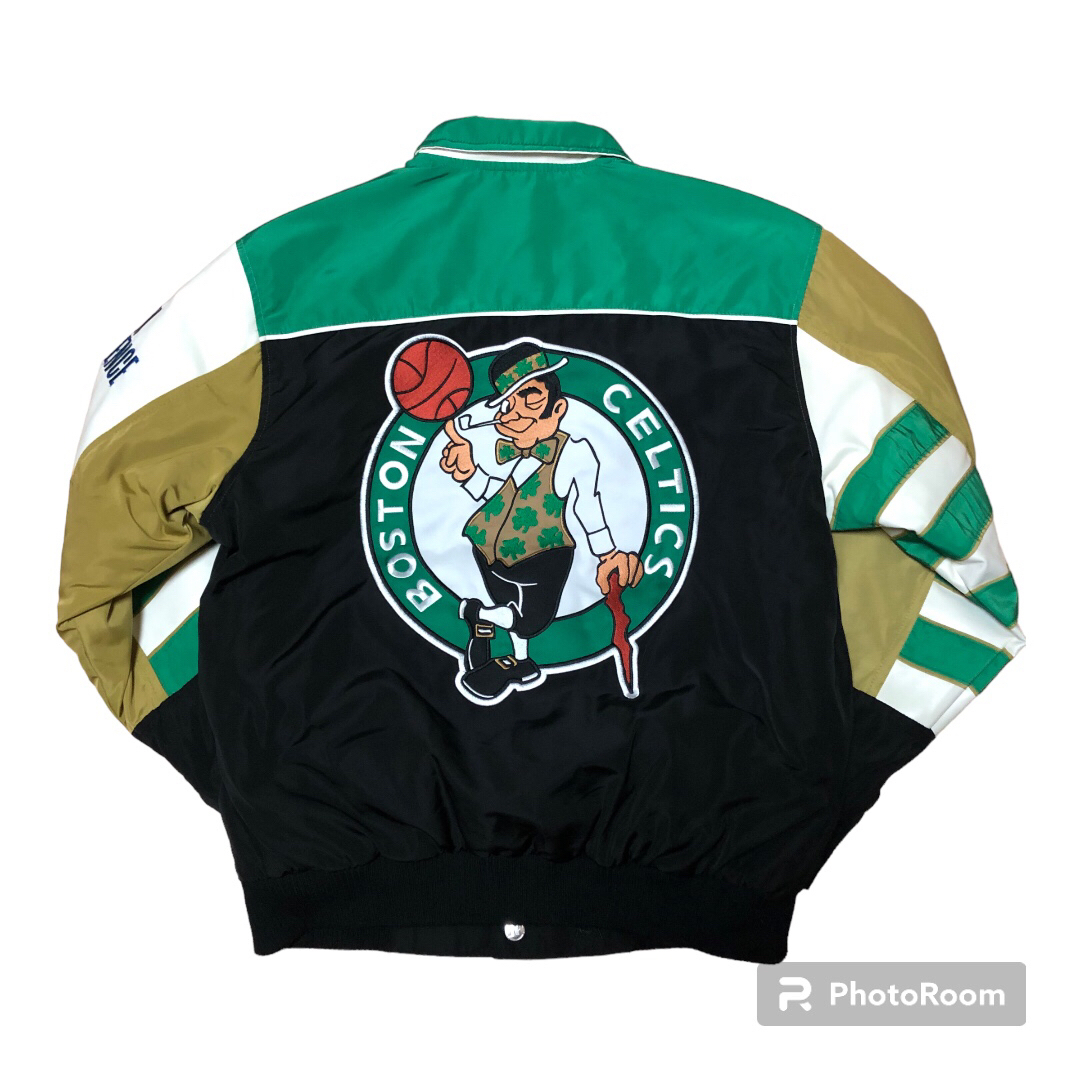 美品 JH ジェフハミルトン NBA BOSTON CELTICS スタジャン