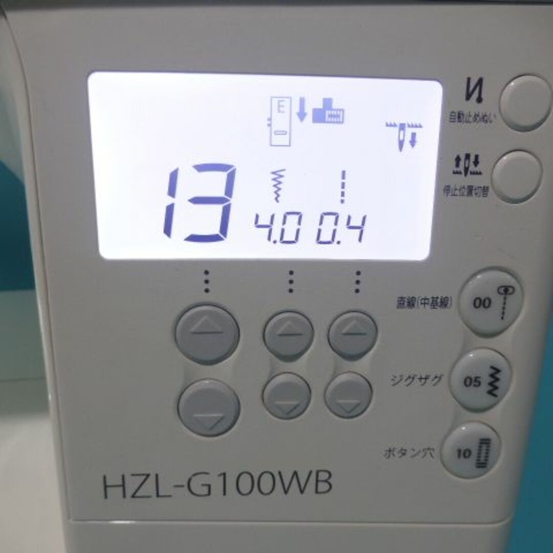 美品　JUKI　コンピューターミシン　HZL-G100WB　★送料無料　整備済み