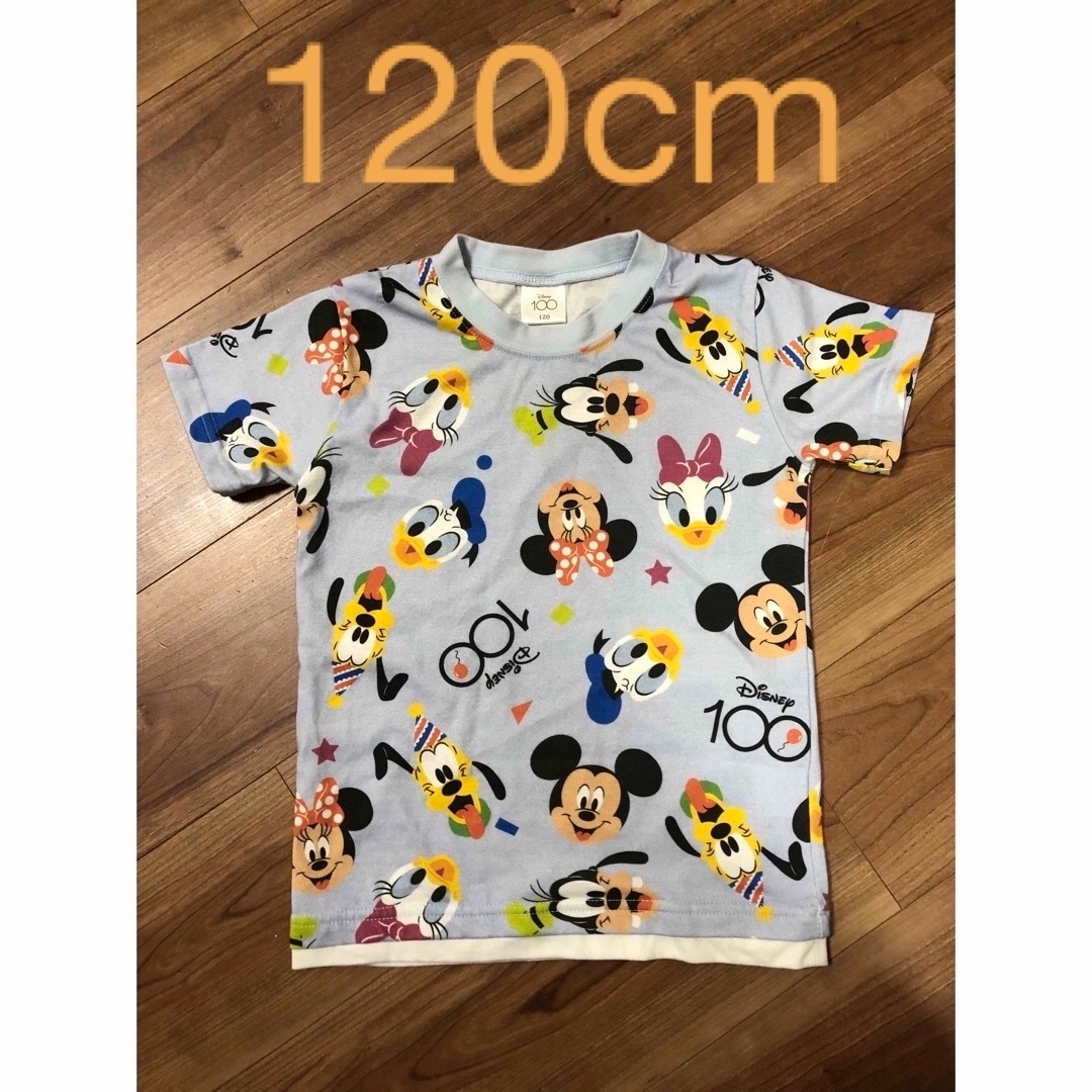 しまむら(シマムラ)のディズニー　100周年　キッズTシャツ 120 キッズ/ベビー/マタニティのキッズ服男の子用(90cm~)(Tシャツ/カットソー)の商品写真
