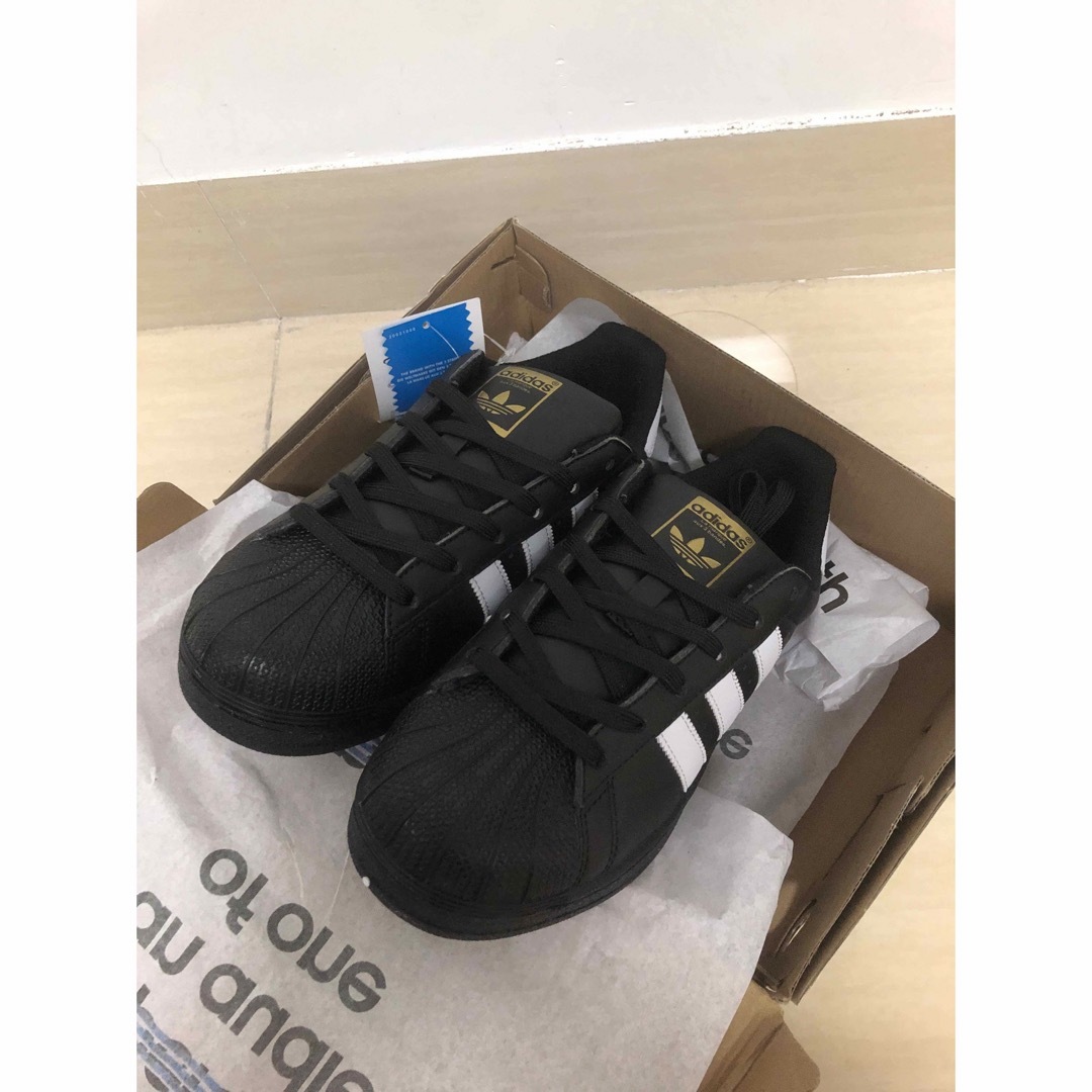 adidas スーパースターアディダス新品スニーカーブラック未使用EG4959