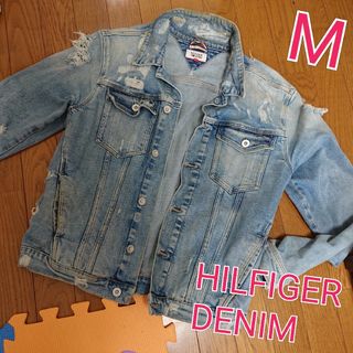 トミーヒルフィガー(TOMMY HILFIGER)のヒルフィガーデニム ジャケット Gジャン 古着(Gジャン/デニムジャケット)