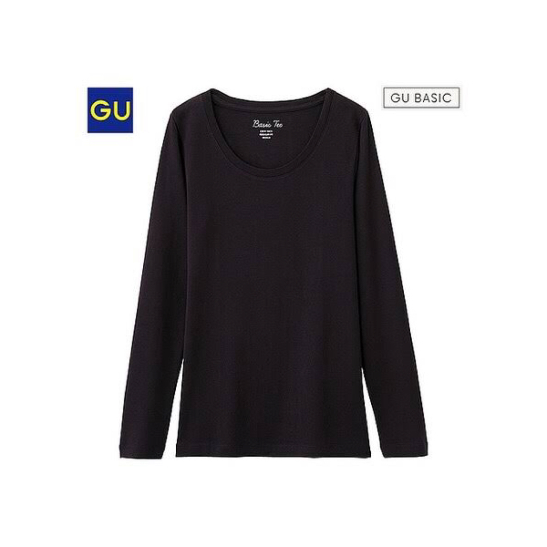 GU(ジーユー)の【期間限定値下げ】ベーシッククルーネックT レディースのトップス(Tシャツ(長袖/七分))の商品写真