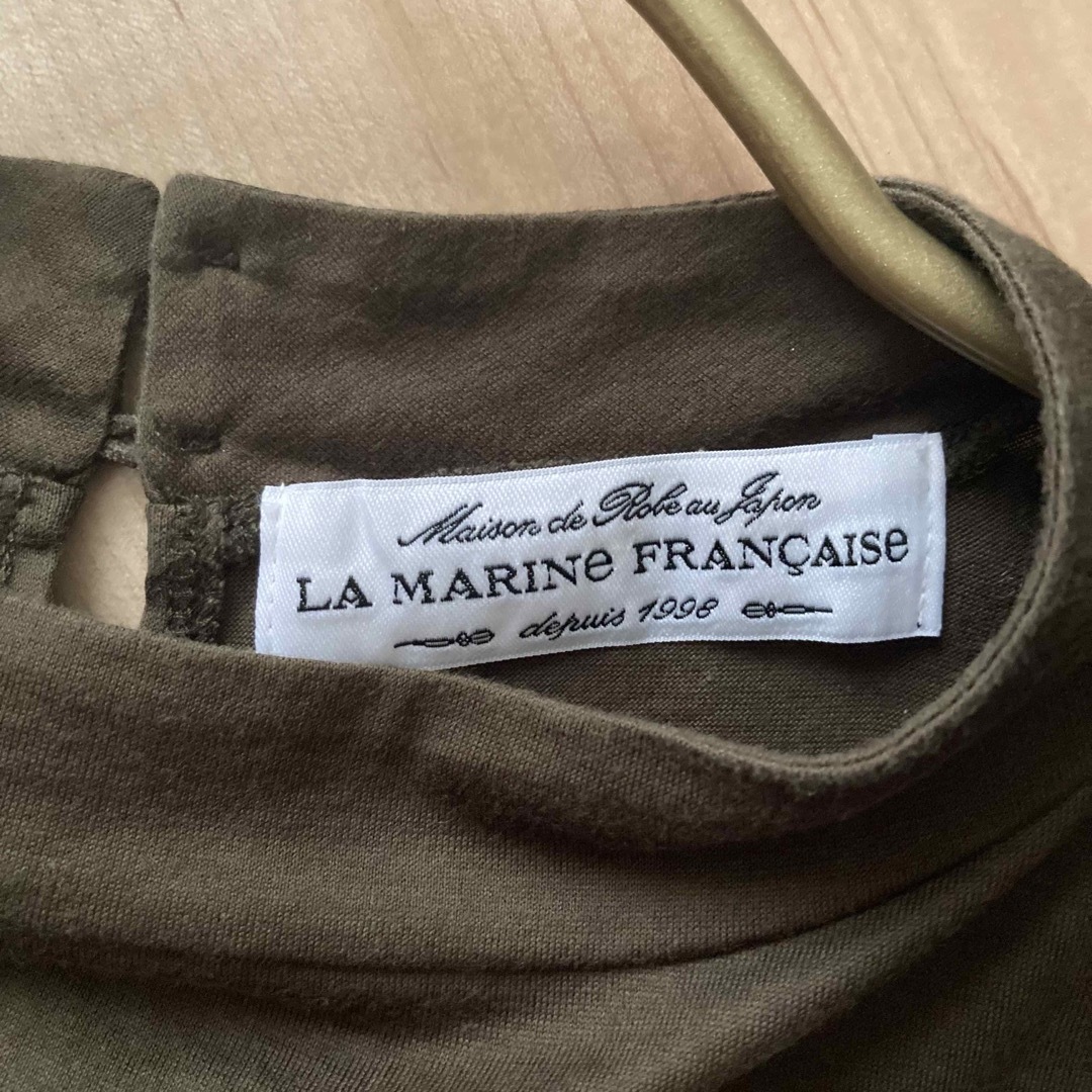 LA MARINE FRANCAISE(マリンフランセーズ)のLE MARINE FRANCAISE マリンフランセーズ カットソーワンピース レディースのワンピース(ロングワンピース/マキシワンピース)の商品写真