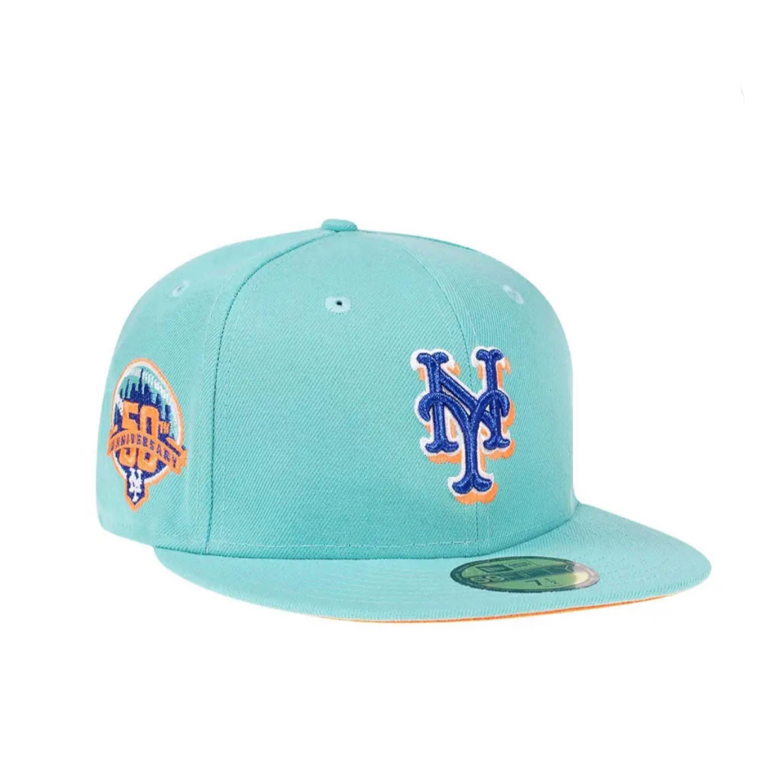 NEW ERA(ニューエラー)の海外カスタム ニューエラ ニューヨーク メッツ ティファニーブルー 別注 メンズの帽子(キャップ)の商品写真