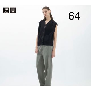 ユニクロ(UNIQLO)のUNIQLO U  ジャージースーツパンツ　グレー(カジュアルパンツ)