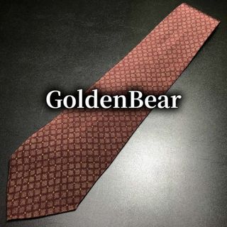 ゴールデンベア(Golden Bear)のゴールデンベア チェック ワインレッド ネクタイ B103-W20(ネクタイ)