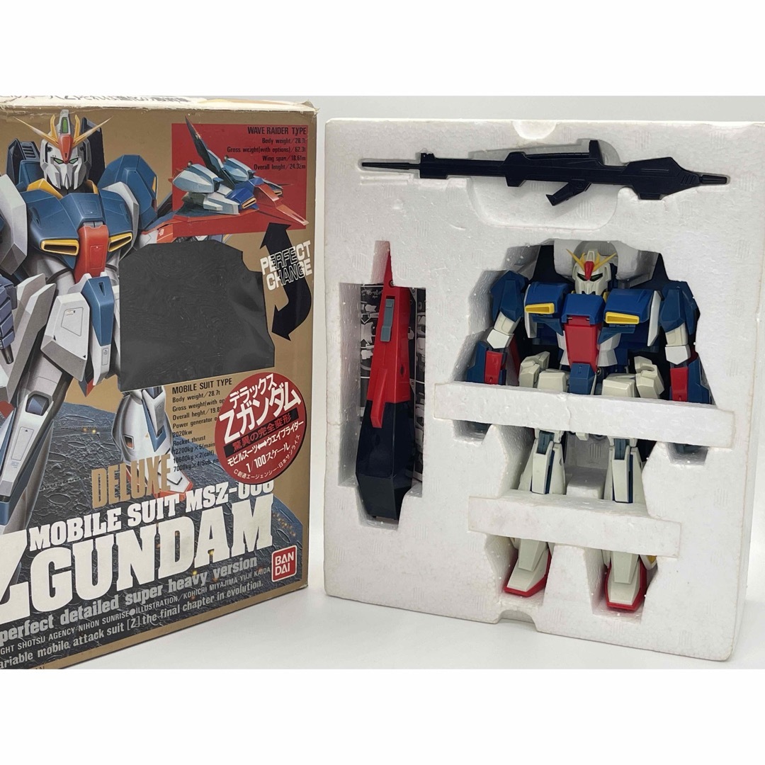 希少品 バンダイ製 デラックスZガンダム 変形モデル 当時物 の 希少品 バンダイ製 デラックスZガンダム 変形モデル 当時物 の