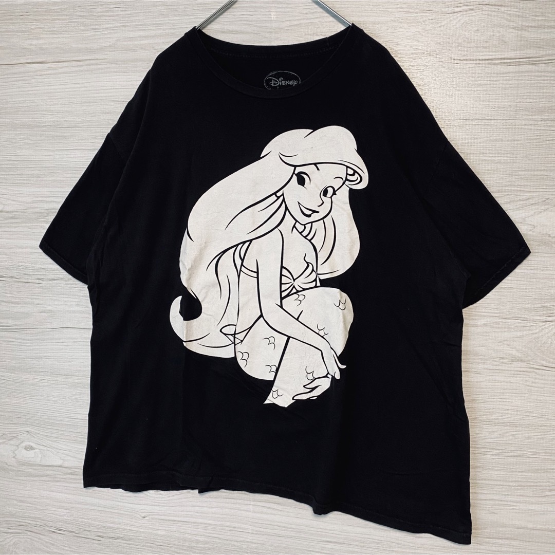 激レア❗US古着【ディズニー リトルマーメイド 半袖 Tシャツ 】メンズ2XL-