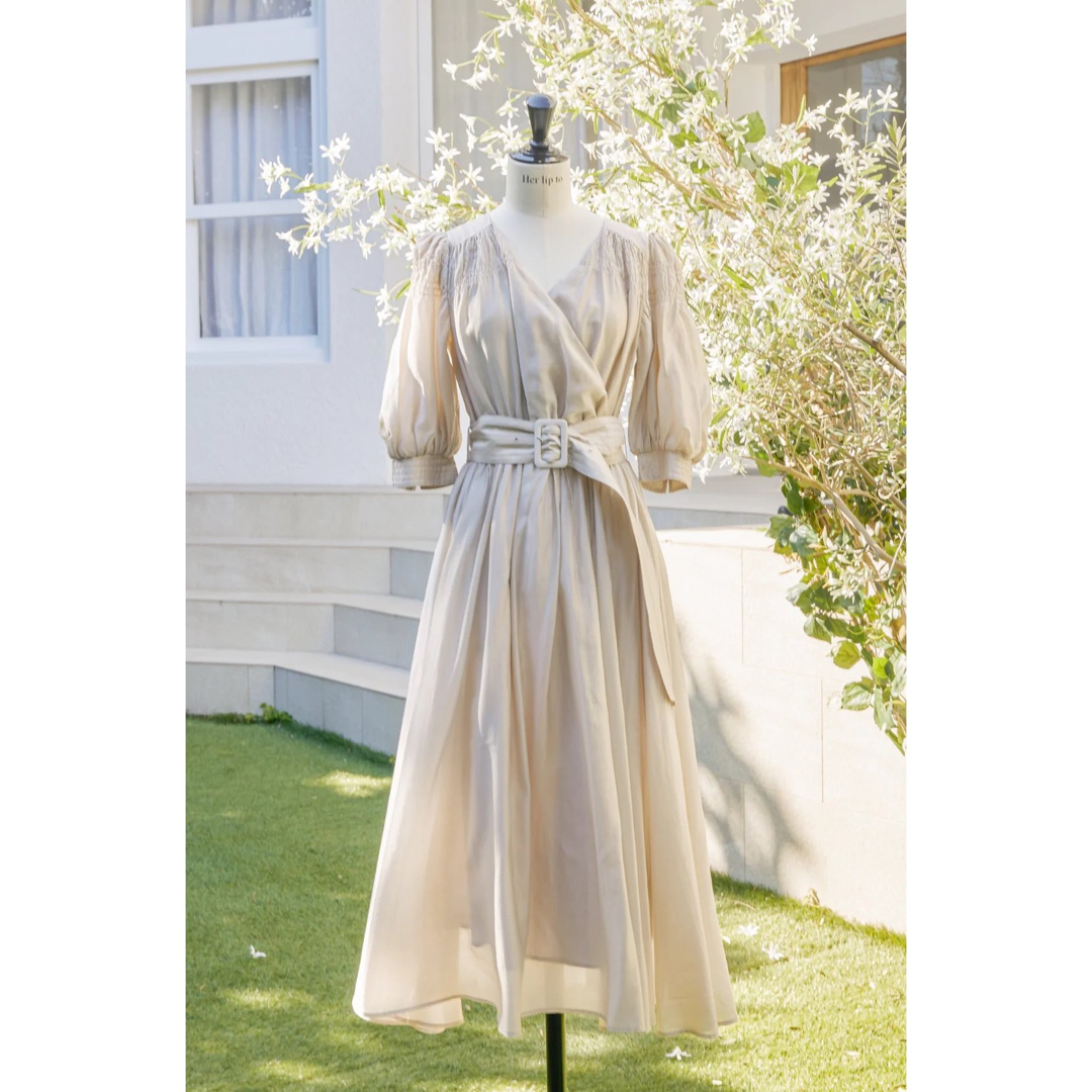 Airy Volume Sleeve Dress