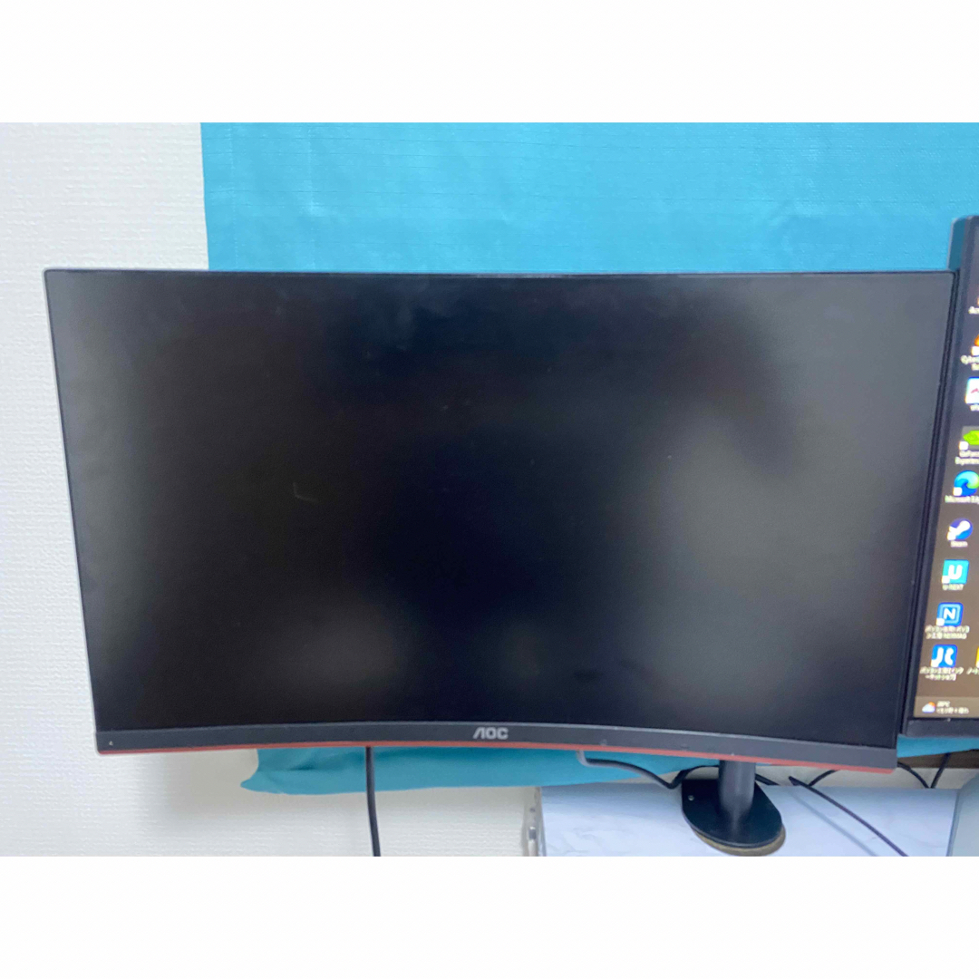 AOC ゲーミングモニター C24G1 144Hz 1ms - ディスプレイ