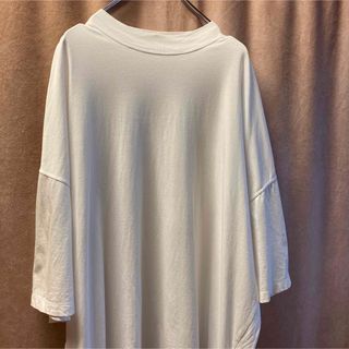 ジルサンダー(Jil Sander)のJIL SANDER モックネック Tシャツ ジルサンダー　ギリシャ製(Tシャツ/カットソー(半袖/袖なし))