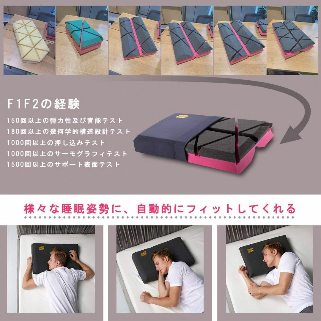 理想的な寝姿勢を促す枕カバー付き枕ポリウレタン専用カバー