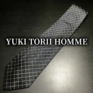ユキトリイインターナショナル(YUKI TORII INTERNATIONAL)のユキトリイ チェック ネイビー ネクタイ B103-X15(ネクタイ)